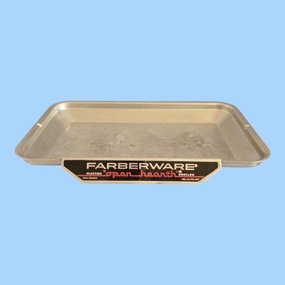 Farberware Model 450 Open Hearth Electric Broiler Grill Aluminum Drip Tray Pan - Picture 1 of 5